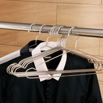 Ou Runzhe stainless steel solid hanger pants rack adult drying rack baby children clothes rack 10 sets