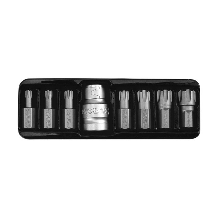 Easy Rio Tinto Import Steam Repair Tool Splined head set 8 pieces of sleeve screwdrivers screw driver head YT-0418