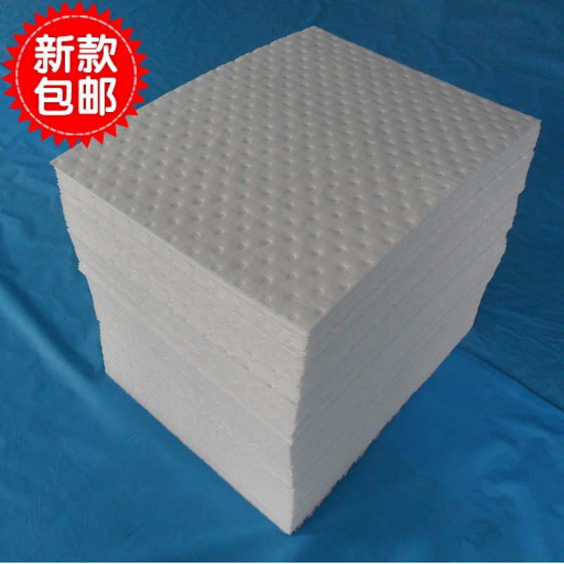 4mm white pressure point oil-absorbing cotton sheet Adsorption cotton sheet oil-absorbing cotton 40CM*50CM with dens 100 pieces