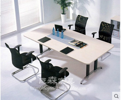 Suzhou Factory Direct Sales Office Furniture Brief Modern Office Conference Table Negotiation Table Negotiation Table Staff Training Table