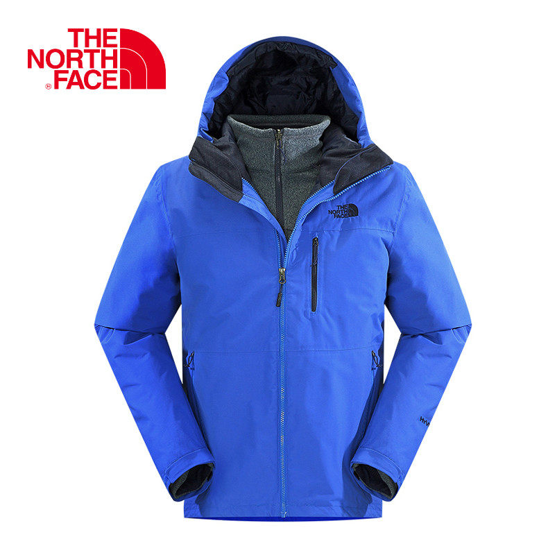 【2015秋冬新款】THE NORTH FACE/北面 男款三合一冲锋衣 CUE7