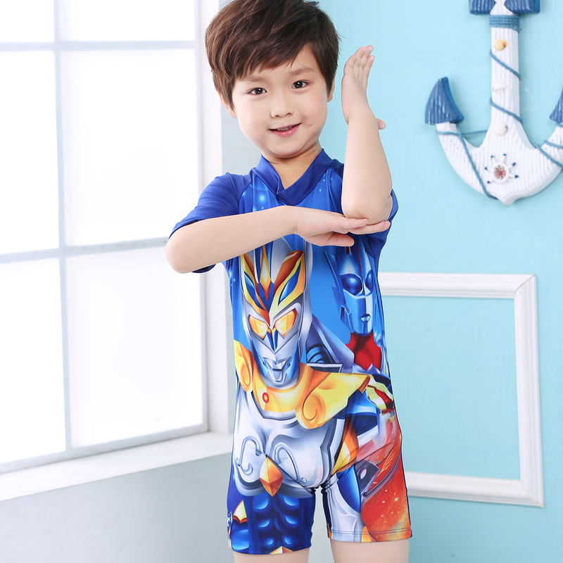 little boys in swimwear