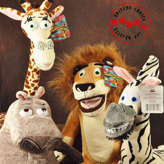 Madagascar deer simulation giraffe doll plush toy doll girls children Valentine's Day gift