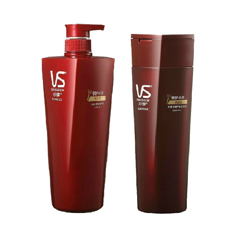 沙宣修护水养洗发水/露750ml+护发素400ml 送两瓶舒肤佳沐浴露