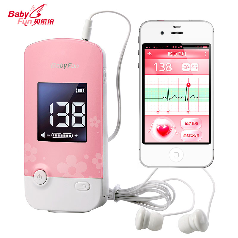 贝缤纷babyfun胎心仪F60多普勒家用胎心监测仪监护孕妇听胎心器YN