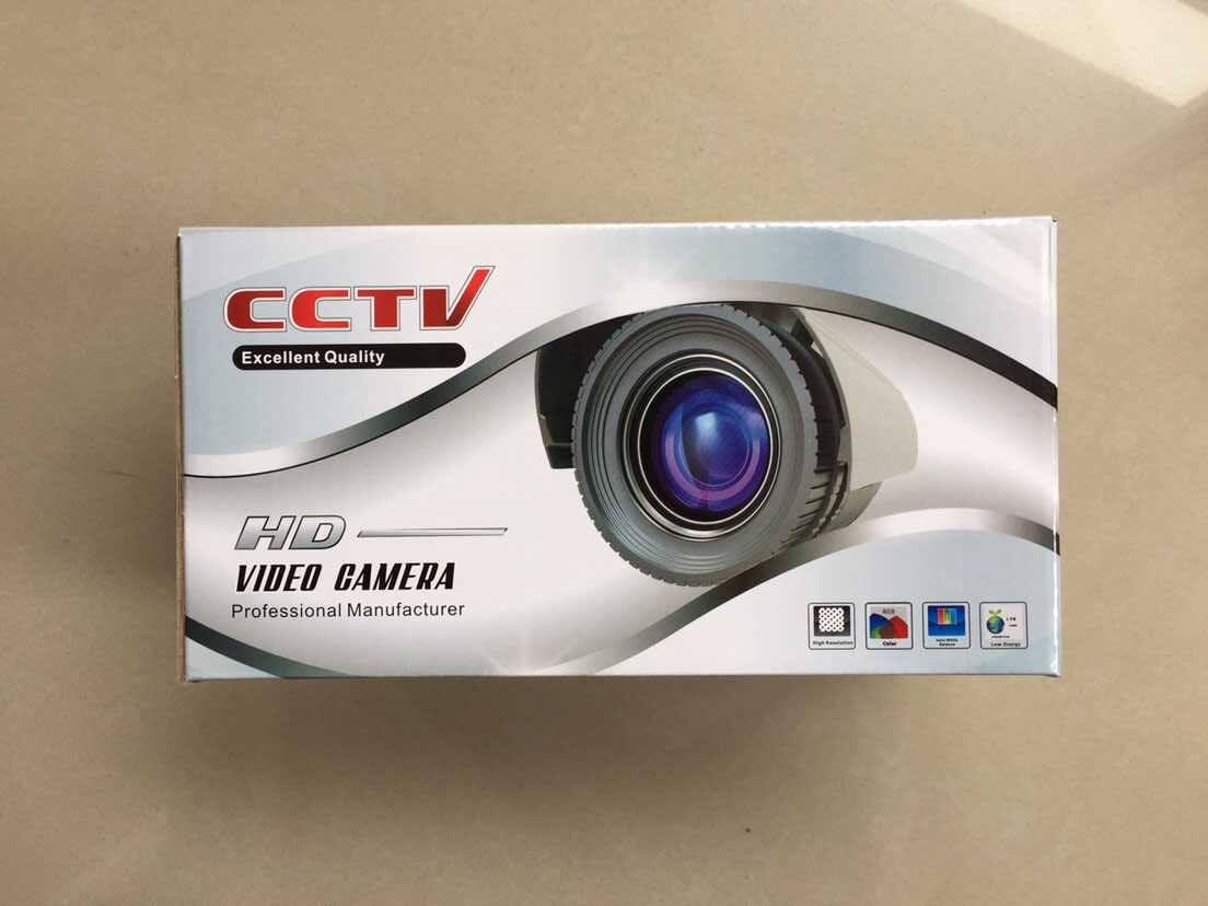 Large 90 CCTV CCD surveillance camera color box packaging box gift box security accessories