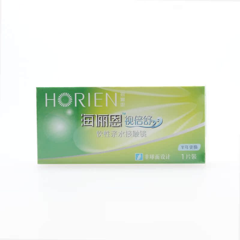 仔仔海俪恩 视倍舒近视隐形眼镜 半年抛高透痒薄边无感 1片装