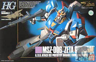 Spot Bandai HG HGUC 1 144 Z zeta up to deformable preservation version