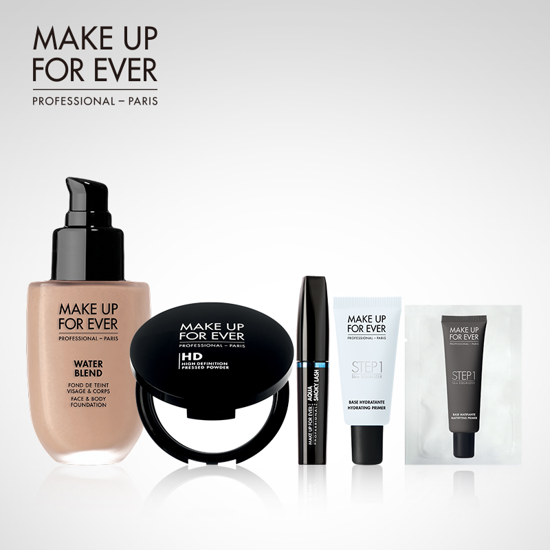 MAKE UP FOR EVER/玫珂菲柔焦裸妆套组 保湿遮瑕 自然通透