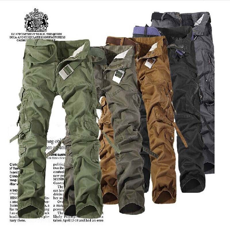 Men's summer new camouflage pants cotton Korean version slim stretch narrow leg pants pants outdoor overalls trend