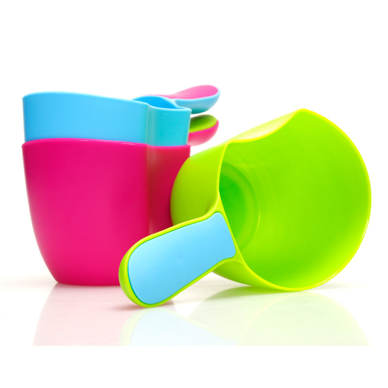 Baby elephant colorful baby bath spoon Baby water scoop Bath spoon