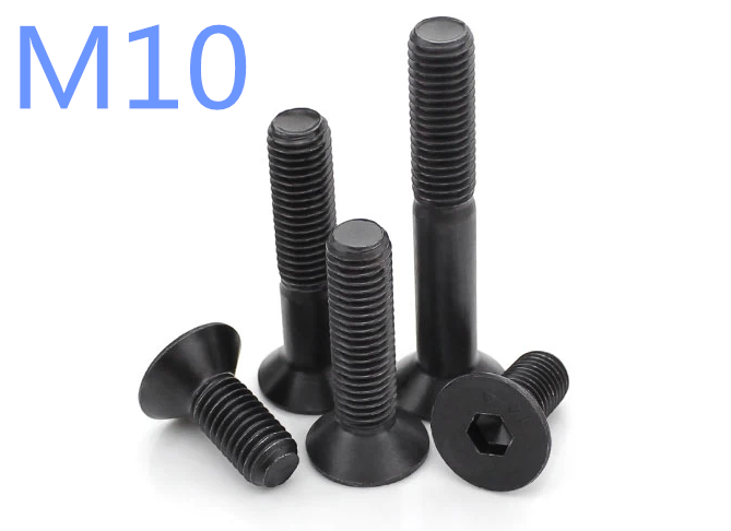 GB70 3 DIN7991 flat cup 8 level 8 countersunk head socket head cap screws M10*16 20 25 30 35 40