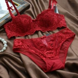 少女美屋 Кружевное тонкое сексуальное нижнее белье, комплект, черный летний бюстгалтер