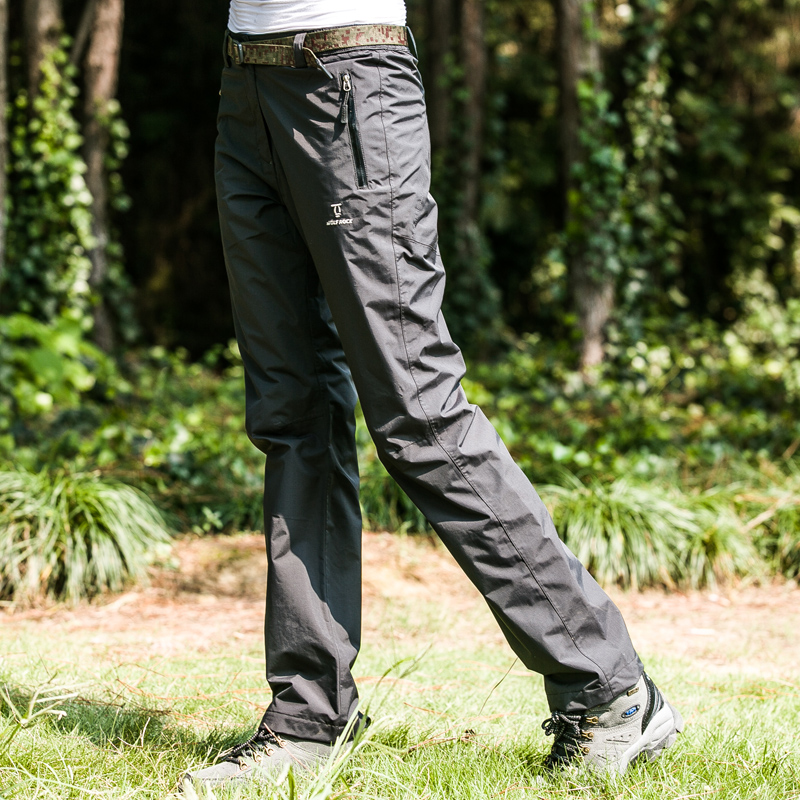 Wolfrock Wolf Rock autumn and winter outdoor men's and women's waterproof single layer stormtrooper pants breathable mountaineering pants breathable