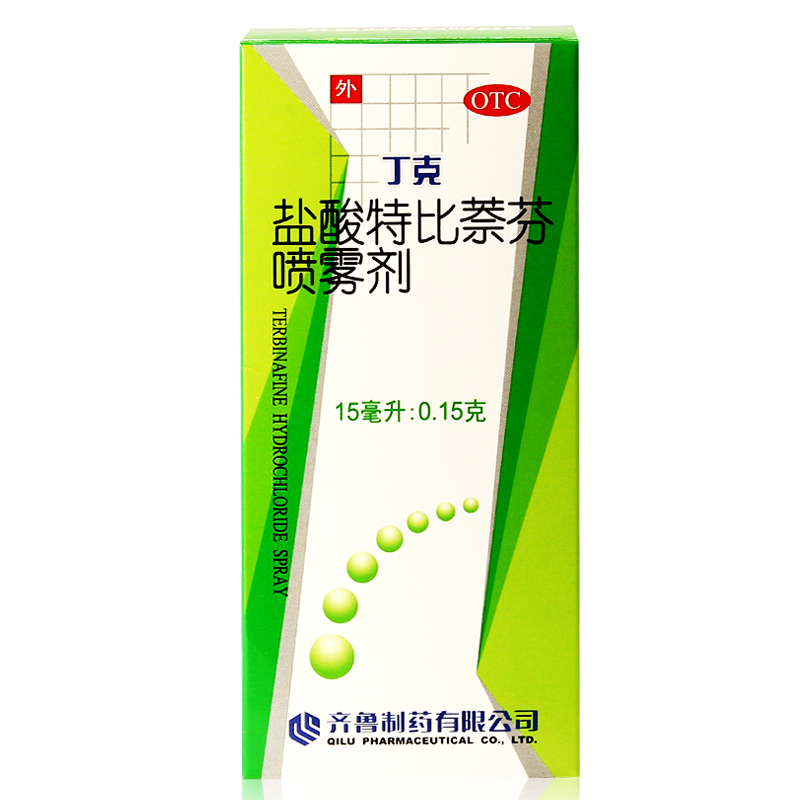 丁克 盐酸特比萘芬喷雾剂 15ml  脚气脚臭 手足体癣股癣真菌感染