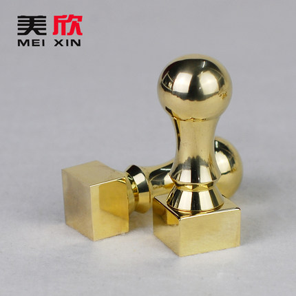铜方章 个性签名章 定制印章 方形章 分体式印章