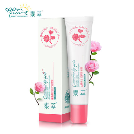 素萃山茶花润唇膏啫喱滋润保湿护无色唇膏女淡化唇色男士唇膏