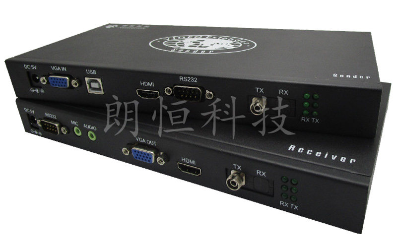 VHD-3UHA (HDMI DVI VGA-USB-RS232-audio-Mac fiber transmission 20KM)