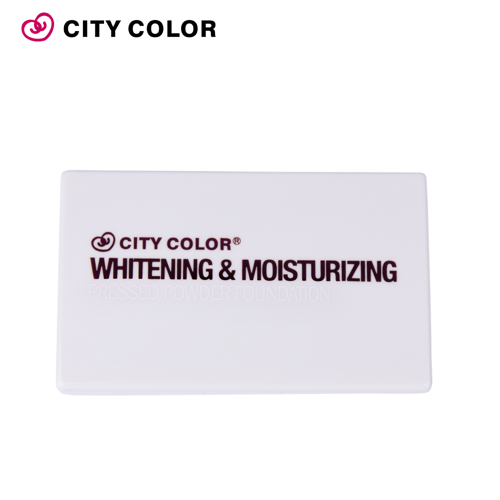 city color 美肌透光保湿粉饼 遮瑕控油定妆白皙保湿