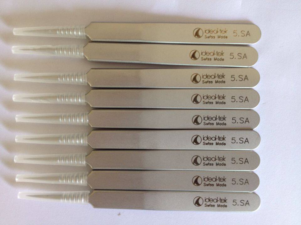 Original imported Swiss ideal-tek tweezers 5 SA animal and plant anatomy tweezers laboratory pointed tweezers