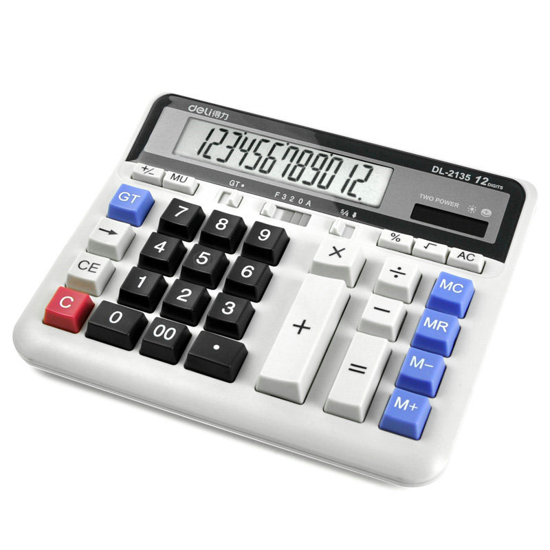 [USD 18.07] Powerful calculator 2135 business calculator computer big