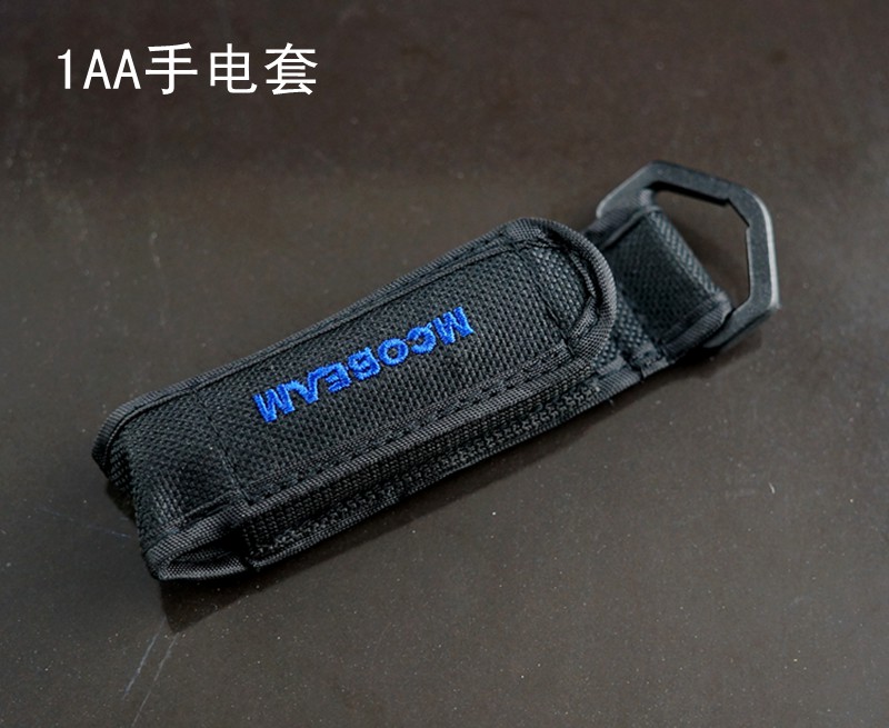 Suitable for AA AAA flashlight with flashlight cover small number with hanging buckle can wear waist belt