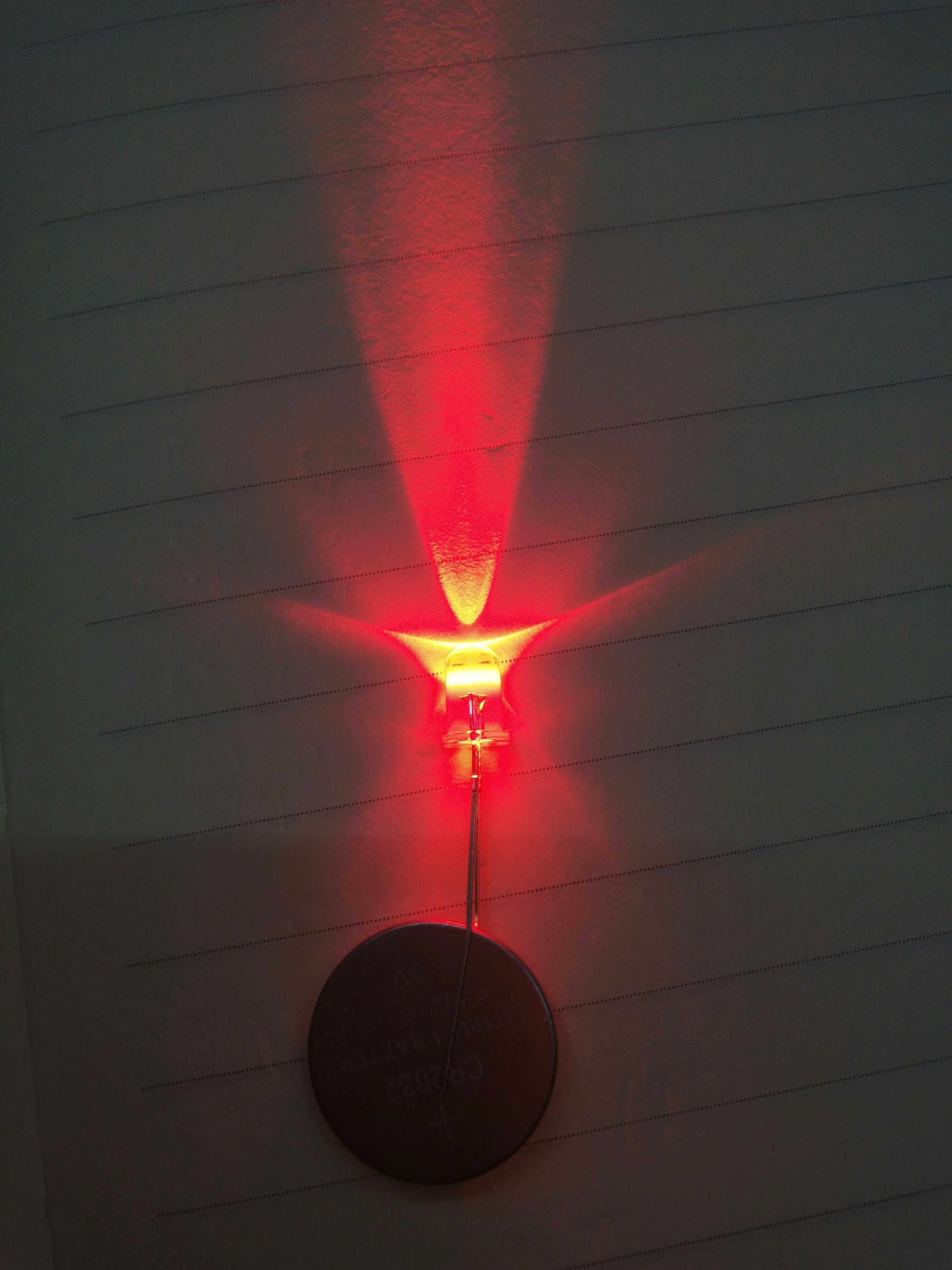 5MM white hair red light-emitting tube super bright LED LED light red light-emitting tube factory direct sales