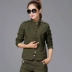 Freedom Rider Outdoor Army Fan Costume Double Row Zipper Thời trang Áo ngắn nữ ngụy trang 0761 - Những người đam mê quân sự hàng may mặc / sản phẩm quạt quân đội