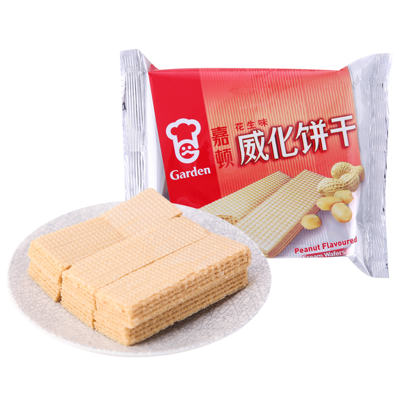 【天猫超市】嘉顿 威化饼干 嘉顿花生威化饼干50g/包 威化香甜
