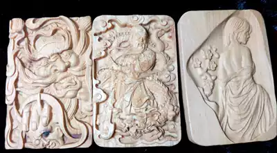 Thuja 461 brand Shenshen carving Guan Gong Zhong Kui girl carving exquisite material to raise people unit price