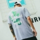 2018 áo thun hip hop mới nam tay ngắn thời trang đường phố châu Âu và Mỹ lỏng lẻo