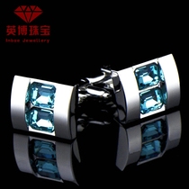 Inbo French metal cufflinks inlay craft bright diamond French shirt cuff cufflinks g594