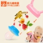 Bé trai trái cây cắn nhạc trái cây và rau nhạc bé teether silicone cắn túi trái cây thực phẩm bổ sung đồ chơi - Gutta-percha / Toothbrsuh / Kem đánh răng ngậm ti giả