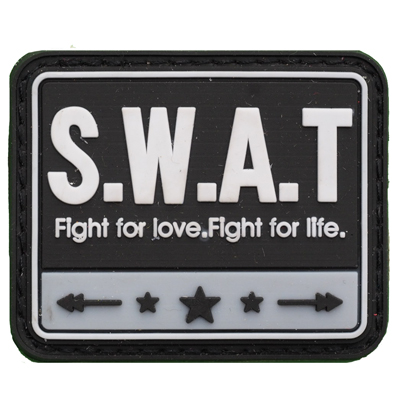 PVC stamp SWAT morale stamp