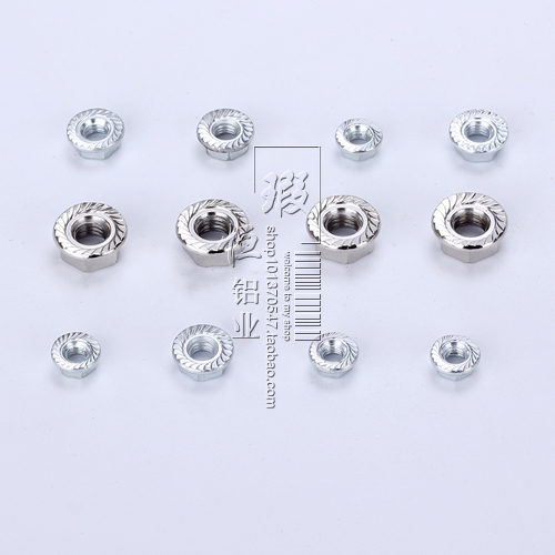 Nut fastener aluminum profile corner matching aluminum profile fittings flanged nut