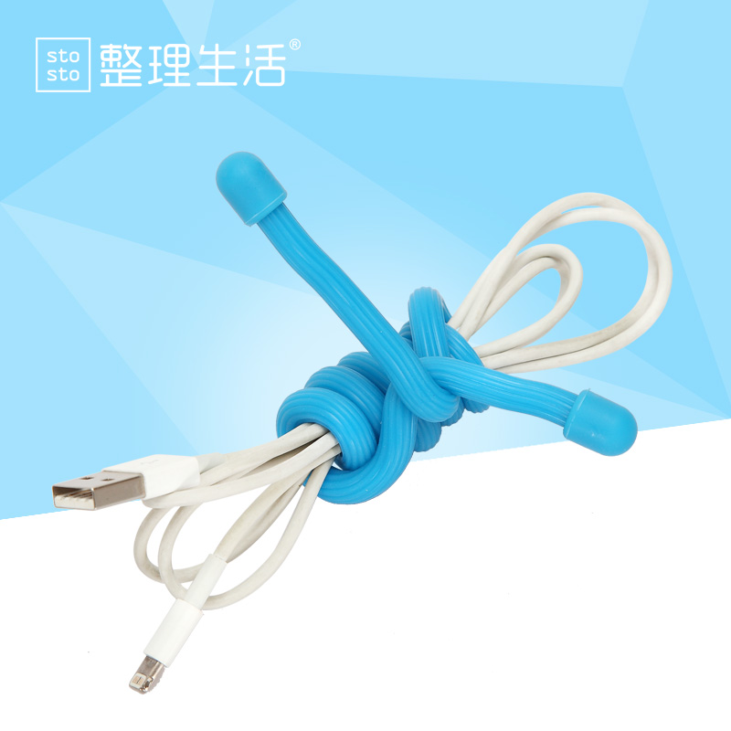 整理生活创意百变理线器usb数据线耳机绕线器绳缠多功能手机座