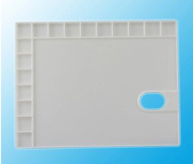 National Premium Square Plastic 17 Lattice Palette Panes color palette Water Pink Pigment palette