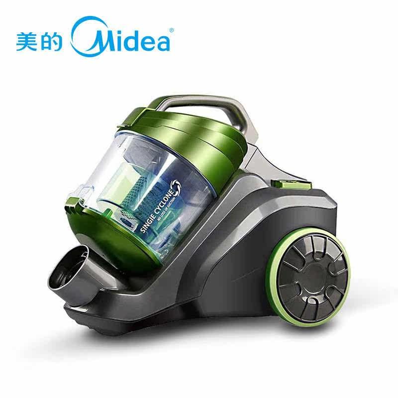 美的吸尘器家用静音强力除螨仪强力小型无耗材卧式扫地机C3-L148