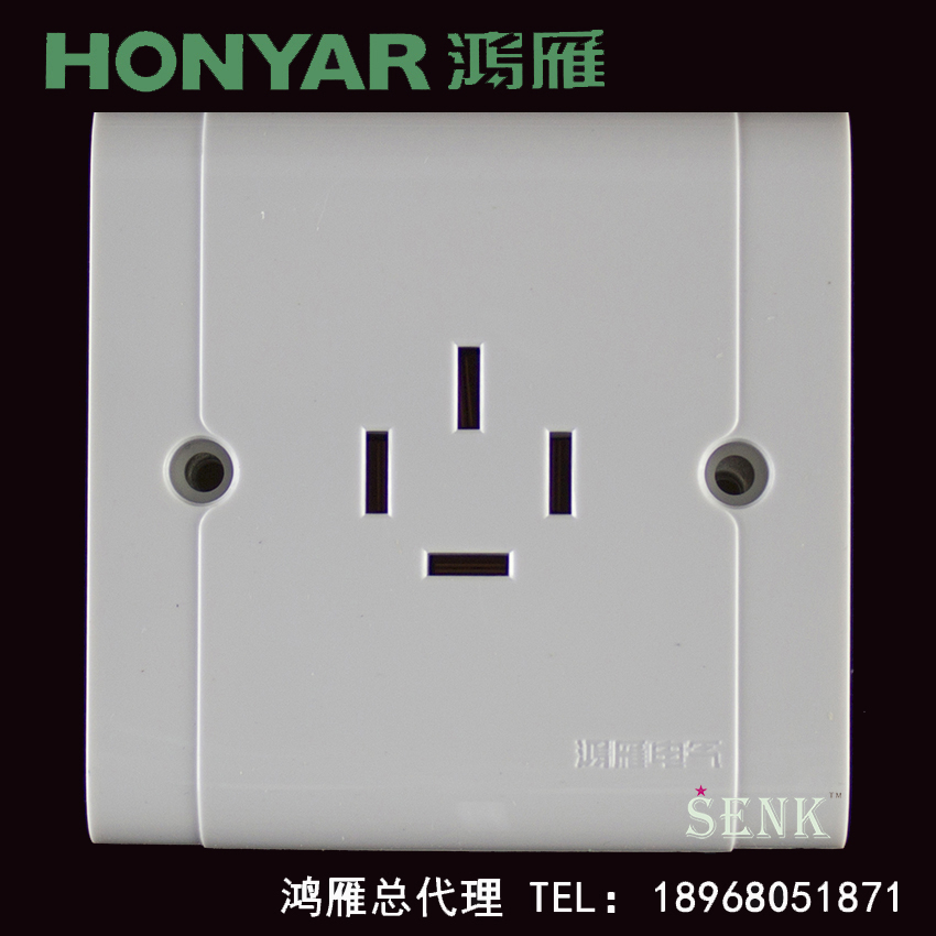 Hangzhou Hongyan socket Kangju A86 four-hole three-phase four-wire socket 16A380 440V A86Z14-16N
