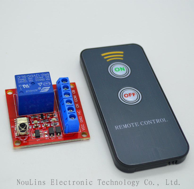 12V manual switch 2-button infrared remote control switch integrated module infrared module wireless module