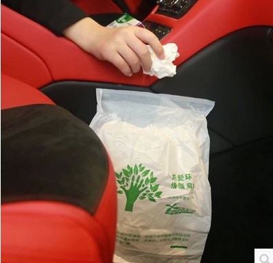Green - way environmental - friendly truck trash - bag truck garbage can degrade disposable trash bag