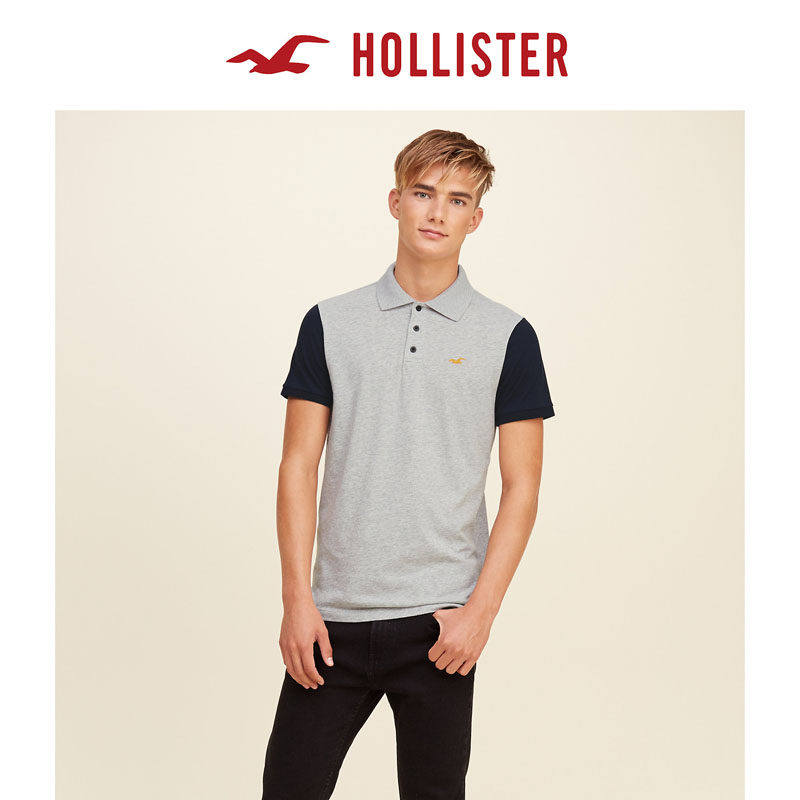 Hollister标志性撞色 Polo 衫 男 113627