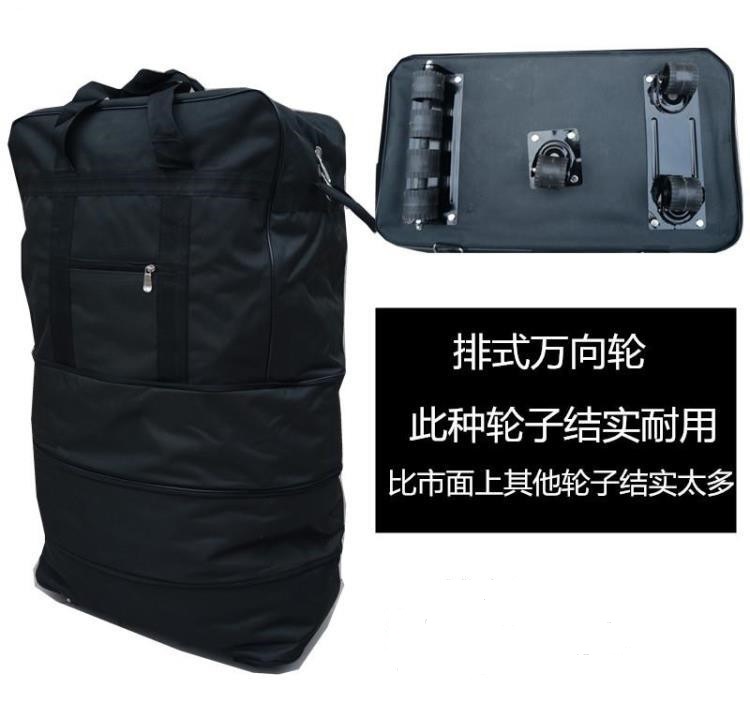 158 AIR CARE BAG UNIVERSAL WHEELS OVERSIZED CAPACITY MOVING ABROAD STUDY ABROAD TRAVEL BAG FOLDING LUGGAGE BAG AIRCRAFT