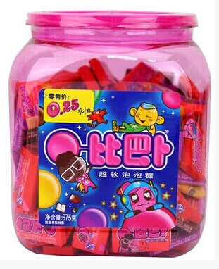 Bibab ultra soft bubble sugar multi-taste mixed with 635 gr barrels of 150 Grain Casual Snacks ANNUAL GOODS CANDY