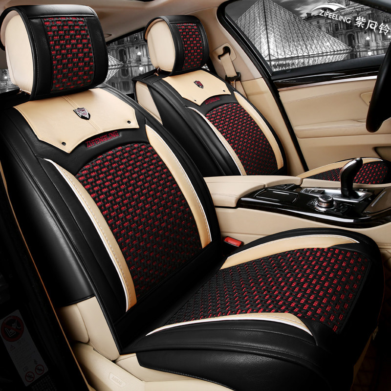 汽车夏季坐垫适用翼虎福特翼虎翼博锐界2013 2015款全包冰丝座垫