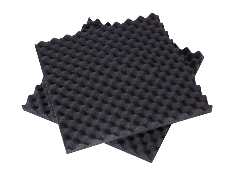 Environmentally friendly high-density 50MM thick sponge egg cotton wavy cotton wall soundproof material indoor sound absorbing material