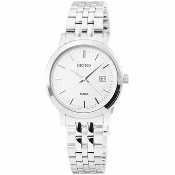 台湾官网直邮进口【SEIKO】精工时尚女表-银 / SUR831P1
