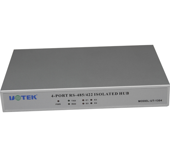 Yutai Technology UT-1304 4-port RS-485 422 Intelligent Hub