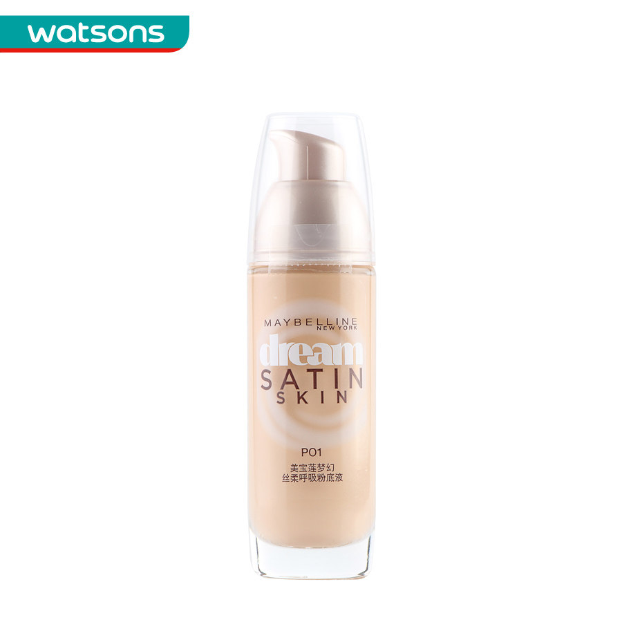 【屈臣氏】Maybelline美宝莲梦幻丝柔呼吸粉底液（多款可选）