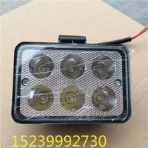 Three inch square reflective cup white super bright car 12V24LED spotlight modified excavator Crane